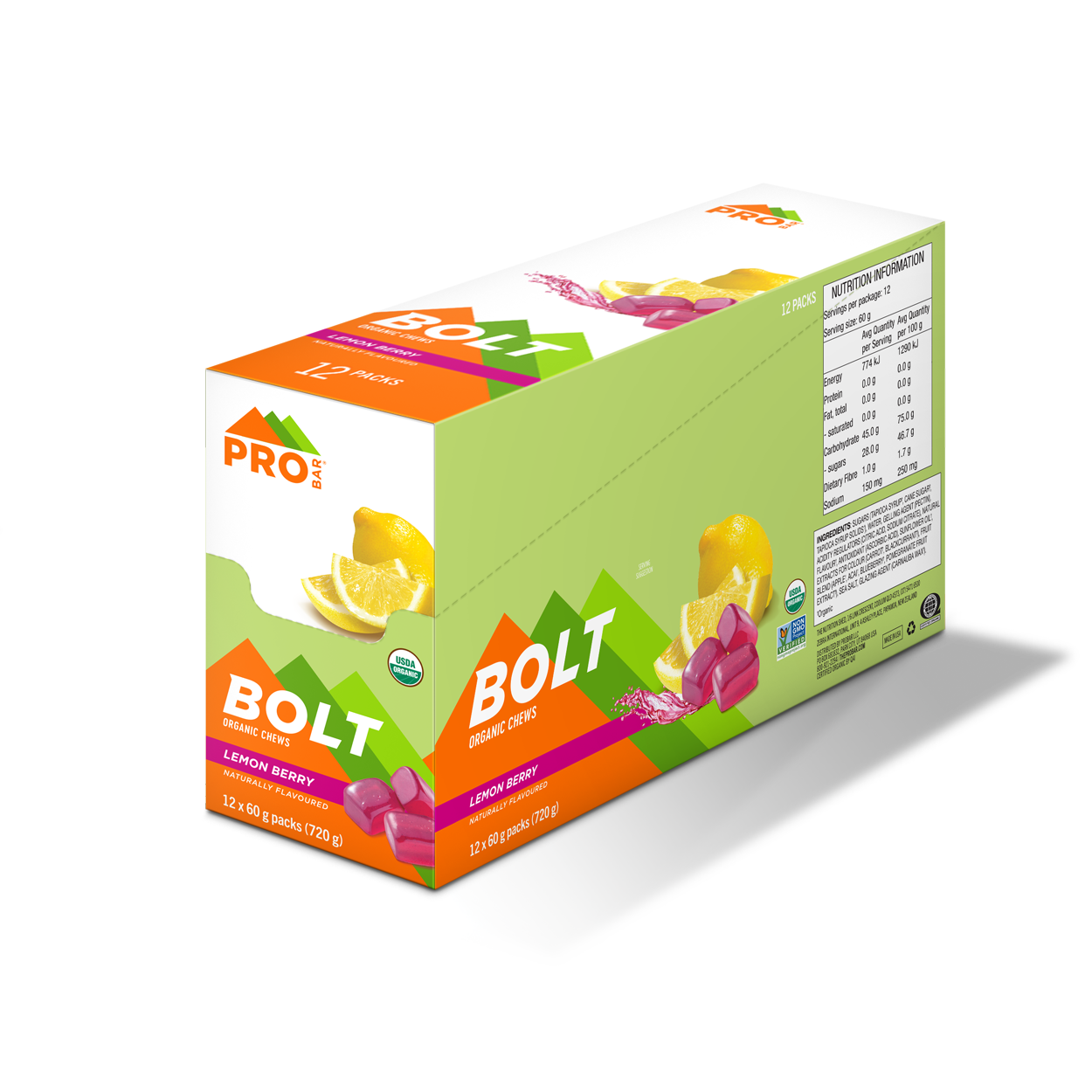 Bolt Energy Chews - Lemon Berry